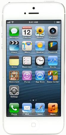 Смартфон Apple iPhone 5 32Gb White & Silver - Сосновоборск