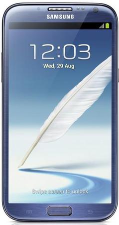 Смартфон Samsung Galaxy Note 2 GT-N7100 Blue - Сосновоборск