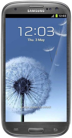 Смартфон Samsung Galaxy S3 GT-I9300 16Gb Titanium grey - Сосновоборск